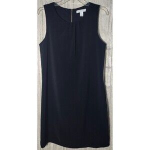 Forever 21 Little Black Shift Dress Large Lined Capsule Career Essential LBD